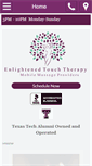 Mobile Screenshot of enlightenedtouchtherapy.com
